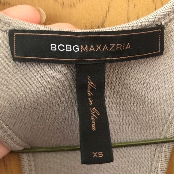 BCBGMaxAzria Racerback Colorblock Minidress - Picture 3 of 4